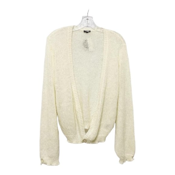 Wooden Ships Sweaters - Wooden Ships Anthropologie M/L Mohair Blend Cream Cardigan NEW WITH TAGS